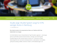 Tablet Screenshot of presse.flinc.org